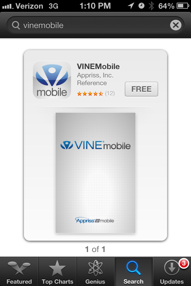Download VINEMobile App